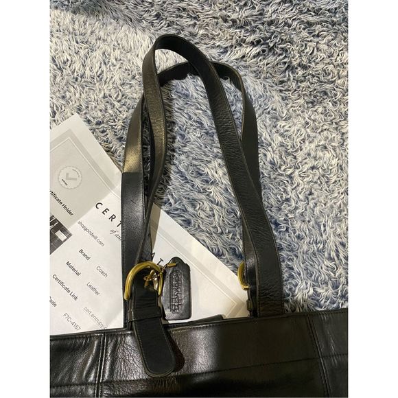 Coach Vintage Soho Buckle Bag Black Leather SHOULDER Purse, Style 4157 - Picture 4 of 13